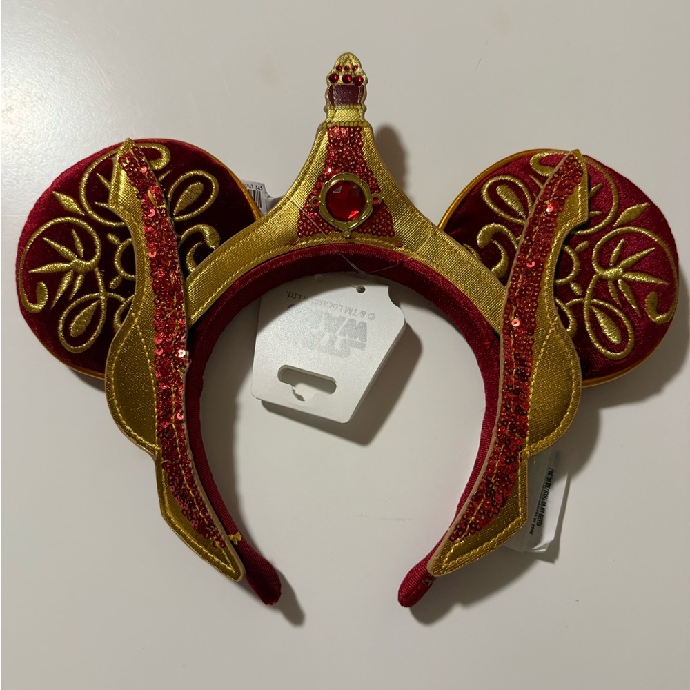 Disney Star Wars Padma Queen Amidala Ears The Phantom Menace 25 Yr Anniversary